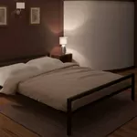 Металлическая кровать 