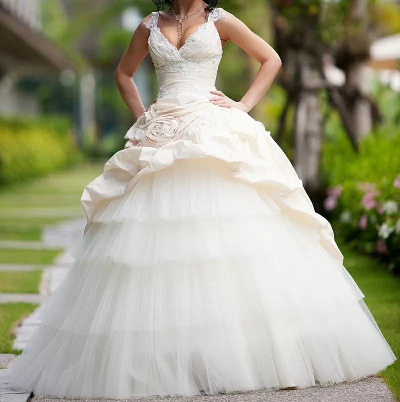 Элитное свадебное платье-трансформер Оксана Муха размер 38-42 3