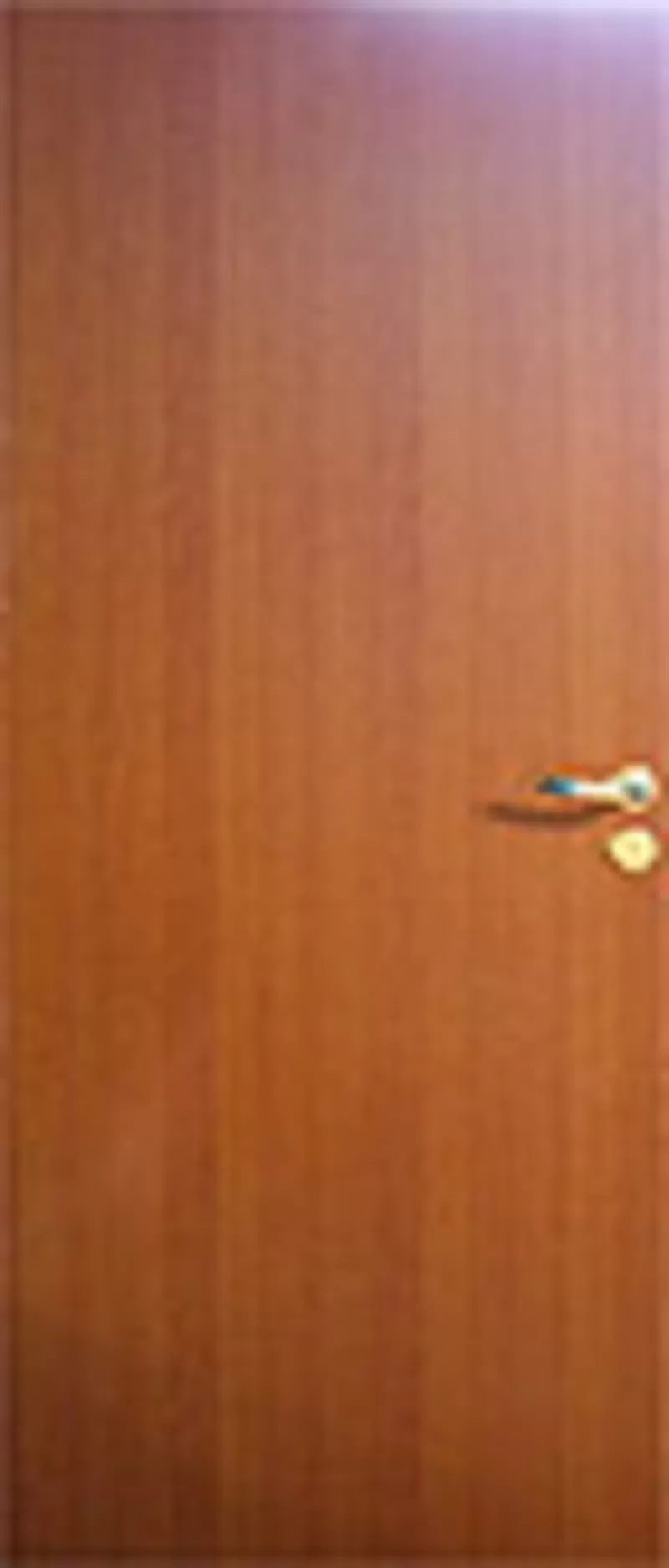 Дверное полотно глухое Олови Миланский орех 600х2000мм с замком 2014