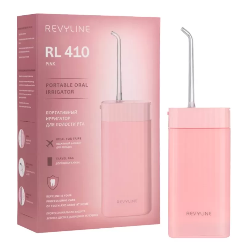 Ирригатор компактный Revyline RL 410,  розовый