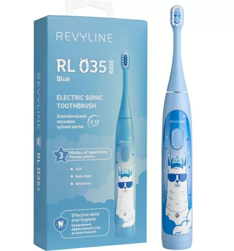 Звуковая щетка Revyline RL 035 Kids,  light Blue,  недорого