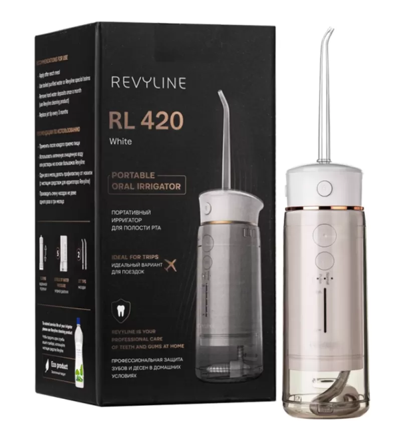 Компактный ирригатор Revyline RL 420,  белый корпус,  недорого