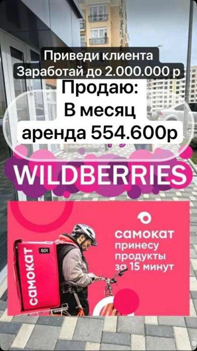 Инвестируйте в прибыльный арендный бизнес с WILDBERRIES и Самокат в Геленджике 2